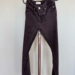 Zara Women's Dark Charcoal Skinny Jeans